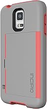 Incipio Stowaway for Samsung Galaxy S5 - Gray/Neon Orange