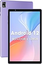 Tablet 10 inch, 32GB Storage, Quad-Core,HD IPS Screen,Dual Camera, WiFi, Bluetooth, Tablets with 6000mAh Battery, Type-C (Purple)