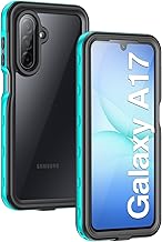 for Samsung Galaxy A17 5G Phone Case, IP68 Waterproof Dustproof, Built-in Screen Protector, Rugged Full Body Shockproof Protective Cover for Samsung A17 5G / 4G 6.7", Blue
