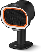 Portable Range Hood - 4-Speed Adjustable Exhaust Fan with Telescoping Height & 40° Tilt Low Noise 52dB, Large-Caliber Aluminum Filter + Oil Cup & 10 Carbon Cotton Filters for Indoor BBQ/Hot Pot/RV