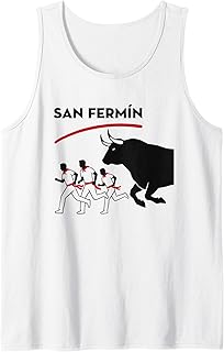 San Fermin Festival - Running of the Bulls/Pamplona Tank Top