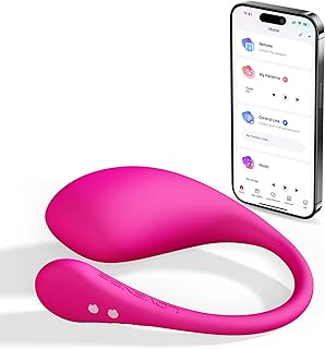 LOVENSE Lush 3 Remote Bullet Vibrator Womens Sex Toys, Wearable G Spot Vibrator with Remote Adult Sex Toys for Female Couples, Bluetooth Long Distance Vibrating Dildo with Unlimited Vibration Modes
