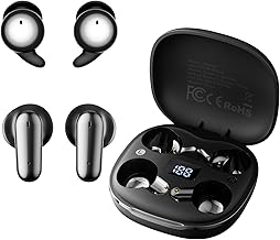 MINISO MS108 2-in-1 Translator Earbuds AI Translation Earbuds Real Time, 135 Language Translating Headphones, Bluetooth Tiny Size Invisible Headphones for Travel Learning Sleep and Sports, 2 Pairs