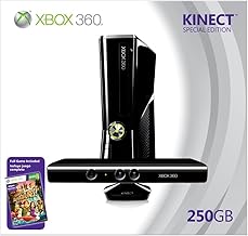 Xbox 360 250GB Console with Kinect (Renewed)