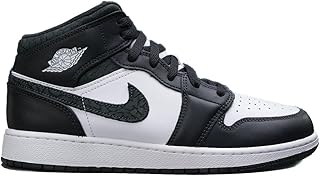 Big Kid's Jordan 1 Mid SE Panda Elephant Off Noir/Blk-Wht-Blk (FB9909 001)
