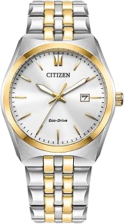 Citizen Men's Classic Corso Eco-Drive Watch, 3-Hand Date, Luminous Hands and Markers