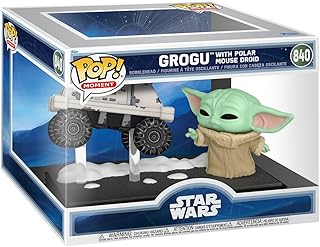 Pop! Moments: Mandalorian & Grogu - Grogu with Polar Mouse Droid - Collectable Vinyl Figure - Gift Idea - Official Merchandise - Toys for Kids & Adults - Star Wars Fans