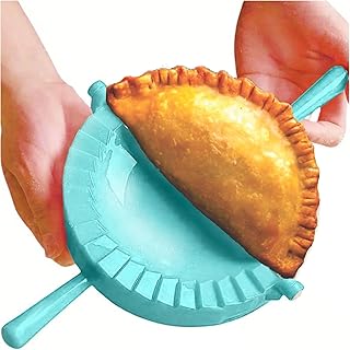 Empanada Maker Press 6 inch - Professional - Mold Ravioli Dumpling Tortilla Folder - Quesadilla - Empanadas, Pierogi, Samosa, Calzone, Momo Mold - Extra Large