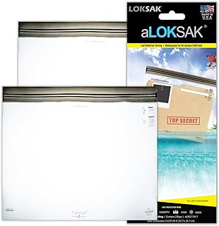 aLOKSAK Waterproof Cellphone Dry Bags - Airtight Underwater Phone Pouch - Touch Screen Compatible - Diving Certified