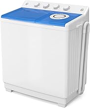 Auertech 48 Lbs Portable Washing Machine, Large Portable Washer for Apartments with 30 Lbs Washer & 18 Lbs Spinner, Clothes Washer Machine with Drain Pump for Apartment, Dormitory and RVs