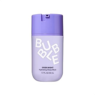 Over Night Hydrating Sleep Mask - Gentle Exfoliating Overnight Face Mask for Skin Barrier Repair - Formulated with Mandelic Acid & Sodium PCA to Hydrate, Brighten & Soothe Skin (50ml)