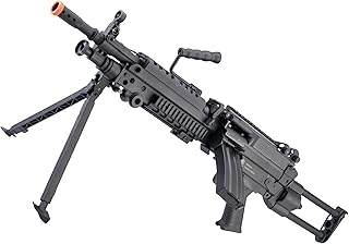 Evike Airsoft - Cybergun FN Licensed M249 Minimi Featherweight Airsoft LMG