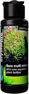 Crystalpro Flora Multi Minerals All-in-One Aquarium Plant Fertilizer - Plant Food for Fast Root & Leaf Growth - Safe for Fish, Shrimp & Snails (4.2 Oz / 125ml)
