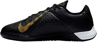 Junior Phantom Vision Academy IC Soccer Shoes (4.5Y US, Black/Metallic Vivid Gold)