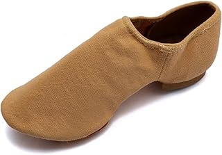 Jazz Shoes for Women Stretchy Canvas Kids Training Cheering Dance Sneakers