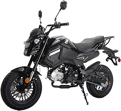 X-PRO 125cc Vader Adult Gas Motorcycle Dirt Motorcycle Street Bike (Black)