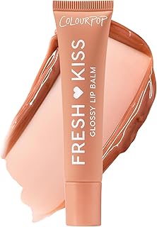Fresh Kiss Glossy Lip Balm - Hydrating Lip Care Enriched with Peptides, Hyaluronic Acid, Shea Butter & Vitamin E for an Ultra-Cushiony Formula - Caramel Latte (0.49 oz)