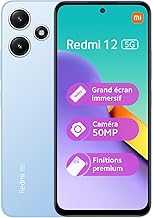 Redmi Xiaomi 12 5G + 4G Lte (for Tmobile Mint Tello Global)Global Unlocked 6.79" 50mp Triple Camera (Sky Blue, 128Gb + 4Gb)