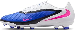 Phantom 6 Low Academy Multi-Ground Soccer Cleats (Racer Blue/White/Pink Blast)