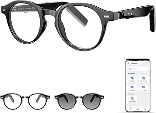 GetD 2026 AI Smart Glasses for Men Women, Translation Glasses with ChatGPT 145 Language, Photochromic Lenses, Bluetooth Glasses 11H Music Play /9H Call for Travel Daily Use