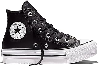 Kids' Chuck Taylor All Star EVA Lift Leather Platform High Top Sneaker