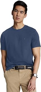 Men's Stretch Jersey Crew Neck T-Shirt Gray
