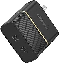 OtterBox Fast Charge USB Wall Charger, 50W Combined - Black