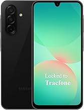 Samsung Galaxy A26 5G, 128GB Storage | 6.7” FHD+ 120Hz Super AMOLED Display | 50MP OIS Camera | 5000mAh Battery | Tracfone Locked | Prepaid Smartphone - Black