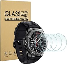 4-Pack for Samsung Gear S3 Frontier/Classic Screen Protector, 2.5D 9H Hardness Ultra-Thin Tempered Glass Screen Protective Film [Anti-Scratch]