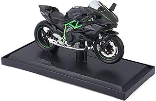 Motorcycle Model for Kawasaki Ninja ZX-14R, Ninja H2R, 1:18 Mini Motorcycle Racing Street Car Model Alloy and Plastic Replica Vehicle Motorcycle Lover's Gift Cake Baking Ornament(Ninja H2R)