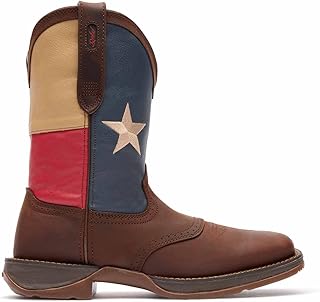 Men's Patriotic Pull-On Texas Flag Western Boots