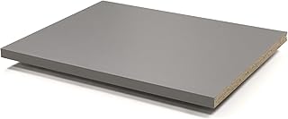 Custom Shelves, 3/4"" Thick Melamine, Cut to Size, Fully Customizable up to 65 inches Wide and up to 24 inches deep. for Cabinets, Closets, or Anywhere