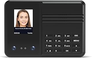 BISOFICE Time Clock Attendance Face Recognition with Password Palm Print Facial for Employees Access Control Machine Support Multi-Language System USB Port Data Management Device