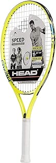 HEAD Speed 23 Junior Pre-Strung Tennis Racquet, Lightweight Youth Tennis Racket for Kids & Beginners, Durable Aluminum Frame, Age 6-8, 23 inch, Yellow