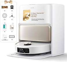 V50 Ultra Complete Robot Vacuum and Mop, 24,000Pa Suction, Zero Tangling Duobrush, 2.28in Obstacle Overcoming, FlexiRise Navigation, 176°F Hot Water Mop Self-Cleaning & Fast Hot Air Drying, White