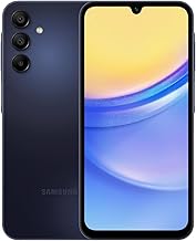 Galaxy A15 5G A Series Cell Phone, AMOLED Display, Expandable Storage, Knox Security, US Version, 2024, Blue Black, 64GB, for T-Mobile only (64 GB)