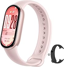 Mi Smart Band 10 (2025) - 1.72" AMOLED Display | 21 Days Battery Life | Touchscreen, Multi-Sport Tracker, Activity Tracker, Heart Rate Monitor | BT5.4 - Mystic Rose