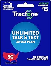 Tracfone $15 Unlimited Talk and Text / 30 Days
