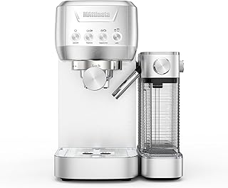 CM1632 Cappuccino Machine 20 Bar, Professional Espresso Machines Coffee Maker for Home with Automatic Milk Frothering System, Barista Compact Latte Maker for Coffee Lovers, Stainless Steel