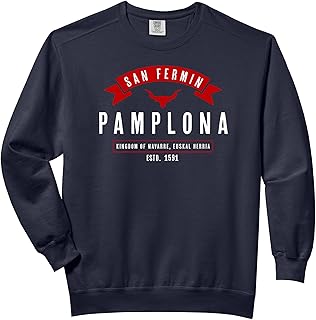 San Fermin Shirts & Gifts: Iruna - Pamplona Comfort Colors Adult Sweatshirt
