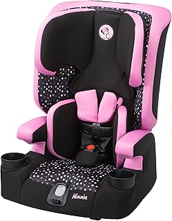 Disney Baby MagicSquad 3-in-1 Harnessed Booster Car Seat, Minnie Dot Party