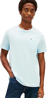 Men's Essential Short Sleeve Cotton Crewneck Pocket T-Shirt