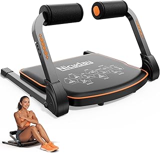 Niceday Ab Workout Equipment, Ab Machine for Stomach Workout, Ab Trainer Machine for Home, Ab Crunch Machine for Home Exercise, Sit Up Machine with 330 LBS Weight Capacity with Resistance Bands