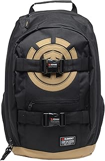 Men's Mohave Backpack - Lightweight Bookbag -With Skate Straps, Flint Black, One Size
