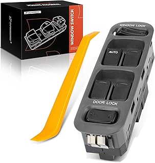 Master Power Window Switch Compatible with Suzuki Grand Vitara 1999-2002, Vitara 1999-2003, XL-7 2005-2006, Front Left Driver Side