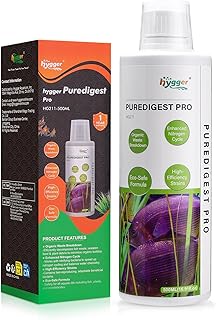 hygger Aquarium Water Bio-Clarifier, Reducing Fish Waste and Cleaning Organic Sludge, Natural Fish Tank Aquarium Leave-in Waste Management Solution for Freshwater and Saltwater Tanks, 500 ML