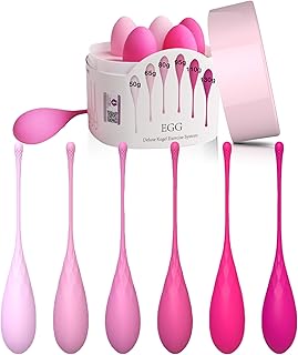 6PCS Advanced Kegel Training Set, Kegel Exercises Weight Control, Integrated Design, Food Grade Silicone: Kegel Exercise System, Pelvic Floor Exercises