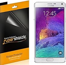 Supershieldz (6 Pack) Designed for Samsung Galaxy Note 4 Screen Protector, High Definition Clear Shield (PET)