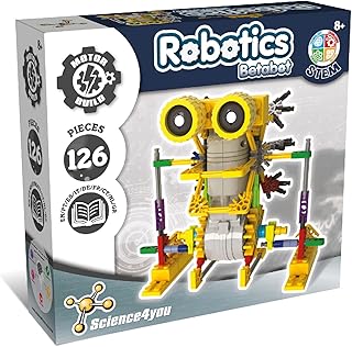 Science4you Robotics Betabot - Stem Robotics Kit for Kids 8-12+, 126 Pieces Included, Robot Building Kit for Kids, Robot Toys, Game, Gift for Boys and Girls Ages 8 9 10 11 12+