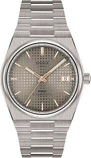 PRX 38mm, Swiss Automatic Watch for Men, Titanium Case, Gray Dial, T1378074406100